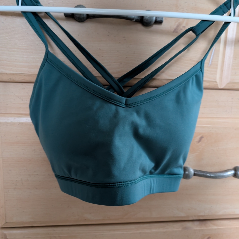 Teal Strappy Women's Bralette